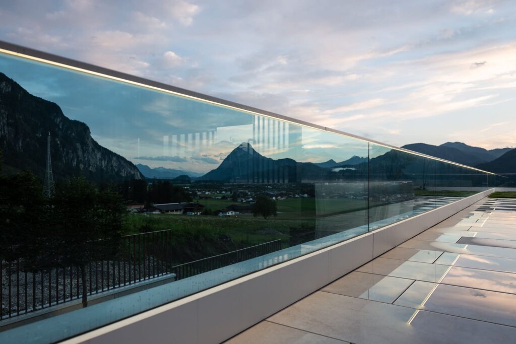 Projektreferenz, Wohnbau, Villa A, Aussicht von Terrasse